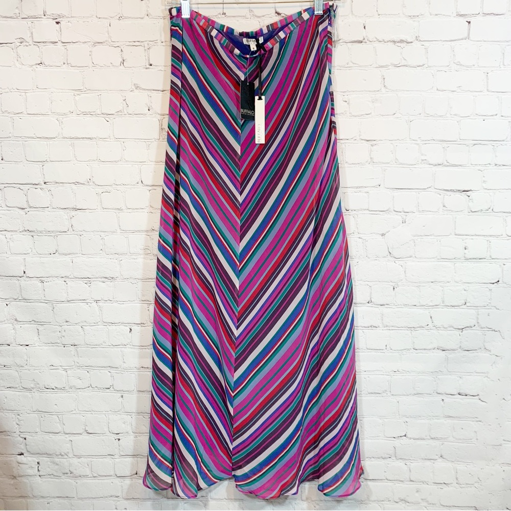 Buffalo David Bitton colorful maxi skirt striped